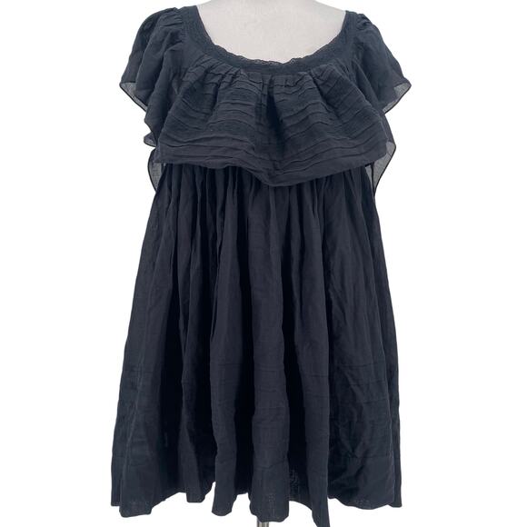 Free People Hailey Scoop Neck Cap Sleeve Mini Swing Dress New with tags Size XS - Picture 3 of 11